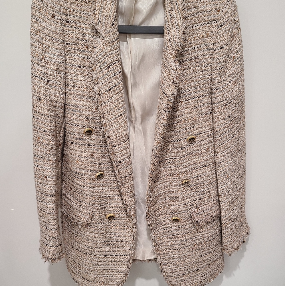 Zara Chanel Tweed Blazer